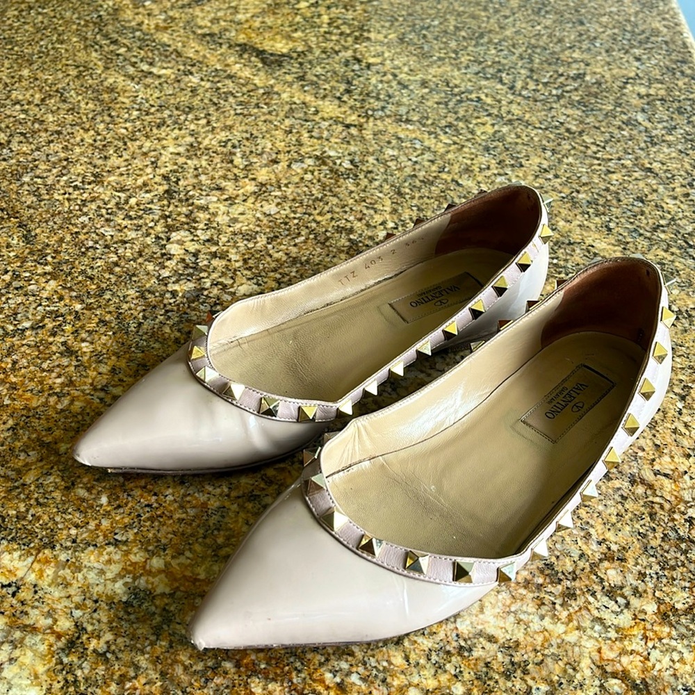 Valentino Studded Ballerina Flat